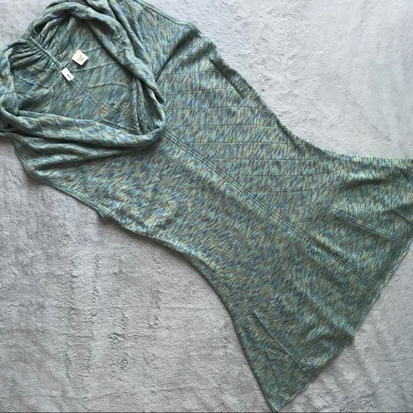 Anthropologie Tops - Anthro Moth Knit Peplum Cowl Tunic Dress Top